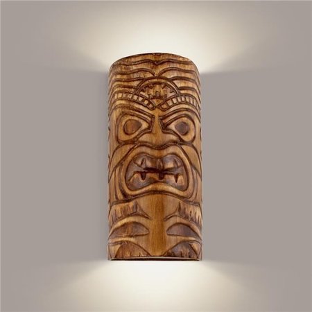 A19 LIGHTING A19 Lighting NT002-AP Tiki Wall Sconce; Amber Palm NT002-AP